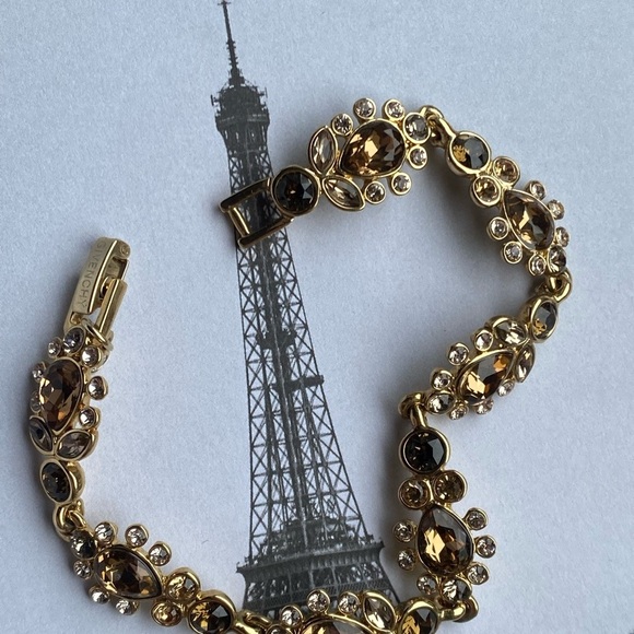GIVENCHY stunning vintage crystal bracelet - Picture 5 of 12